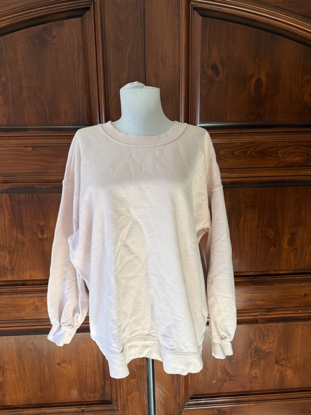 lululemon Soft Pale Pink Crewneck Pullover
